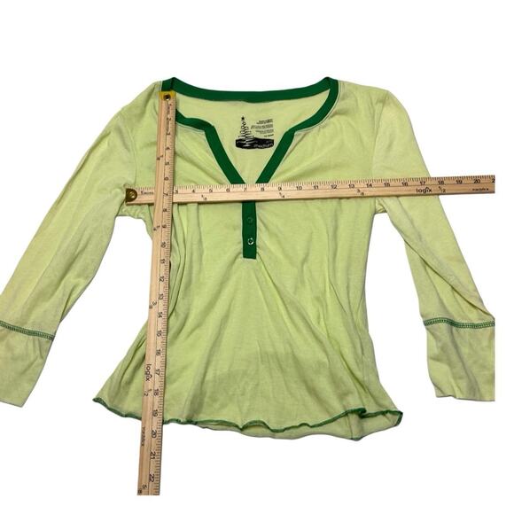 Super Soft FairyCore Fitted Henley Lightweight LongSleeve Top (Made in Egypt) - Picture 3 of 4